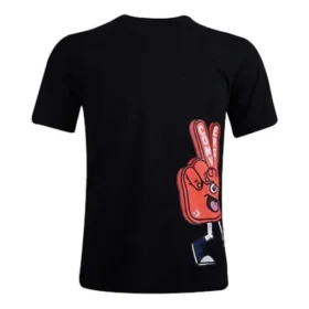 Printing Pattern Short Sleeve Black