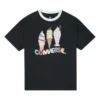Printing Sports Short Sleeve Black