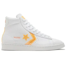 Pro Leather High “Hi-Vis Collection – White Flash Orange”