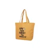 Renew Life”s Too Short To Waste Canvas Tote Bag “Brown”