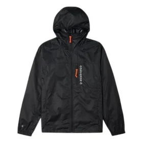 Retro Casual Hooded Jacket Couple Style Black