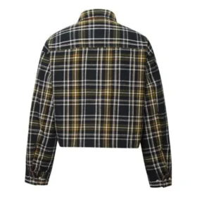 Reversible Shirt-Style Jacket Asia Sizing “Black Grey”