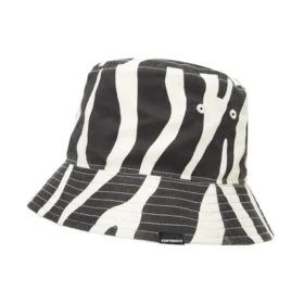Reversible Zebra Bucket Hat “Black”