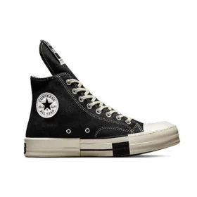 Rick Owens x DRKSHDW DRKSTAR Chuck 70 High “Black”