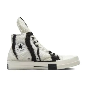 Rick Owens x DRKSHDW TURBODRK Chuck 70 High “Zebra”