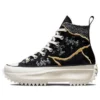 Run Star Hike High “Metallic Floral”