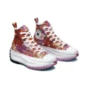 Run Star Hike Platform Tropical Florals High Tops “Mantra Orange”