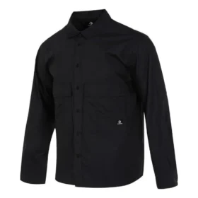 Seasonal Woven Long Sleeve Shirt Asia Sizing “Black”