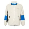 Sherpa Jacket Polar Fleece Stay Warm Colorblock Casual Stand Collar