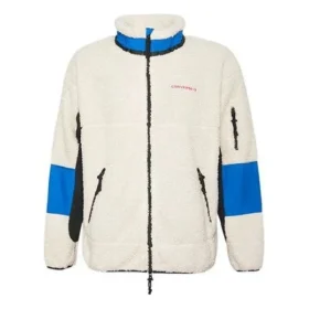 Sherpa Jacket Polar Fleece Stay Warm Colorblock Casual Stand Collar