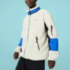 Sherpa Jacket Polar Fleece Stay Warm Colorblock Casual Stand Collar