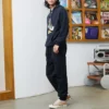 Shoes Printing Fleece Lined Black