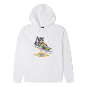 Shoes Printing Fleece Lined White