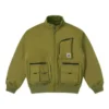 Short Down Bomber Jacket Asia Sizing “Olive Green”