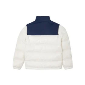 Short Down Jacket Asia Sizing “White Midnight Navy”