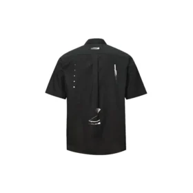 Short Sleeve Pocket Shirt Asia Sizing “Black”