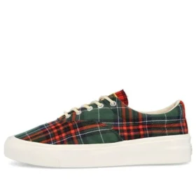 Skid Grip Low “Twisted Plaid – Egret”