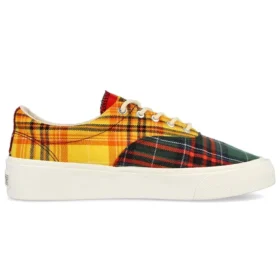 Skid Grip Low “Twisted Plaid – Egret”