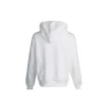 Small logo Long-sleeve Hooded Sweater White