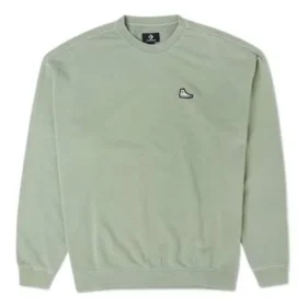 Sneakers Patch Loose Fit Sweatshirt Asia Sizing “Summit Sage”