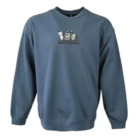Spring Up Graphic Crew Sweatshirt Asia Sizing “Blue”