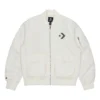 SS22 Logo Loose Sports Retro aviator Jacket Couple Style White
