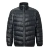 Stand Collar Light Puffer Jacket Asia Sizing “Black”