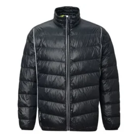 Stand Collar Light Puffer Jacket Asia Sizing “Black”