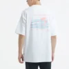 Summer Activity Surf Graphic T-Shirt Asia Sizing “White”