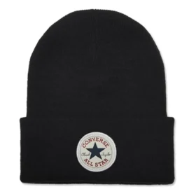 Tall Chuck Patch Beanie “Black”