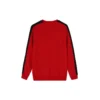 Track Taping Crew Neck Sweatshirt Asia Sizing “Red”