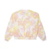 Washed Floral Cotton Crew Neck Shirt Asia Sizing “Pink”