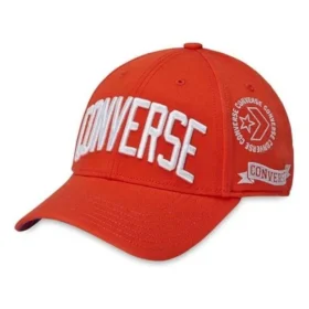 Wordmark Big Logo Baseball Cap “Red”