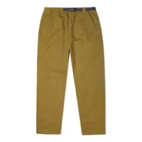 Woven Straight-Leg Tapered Casual Pants Asia Sizing “Dark Moss Green”